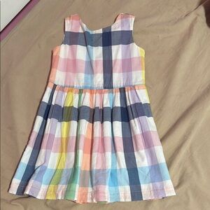 GAP Multicolor Plaid Kids Dress